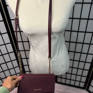 Michael Kors Wine Crossbody Bag
